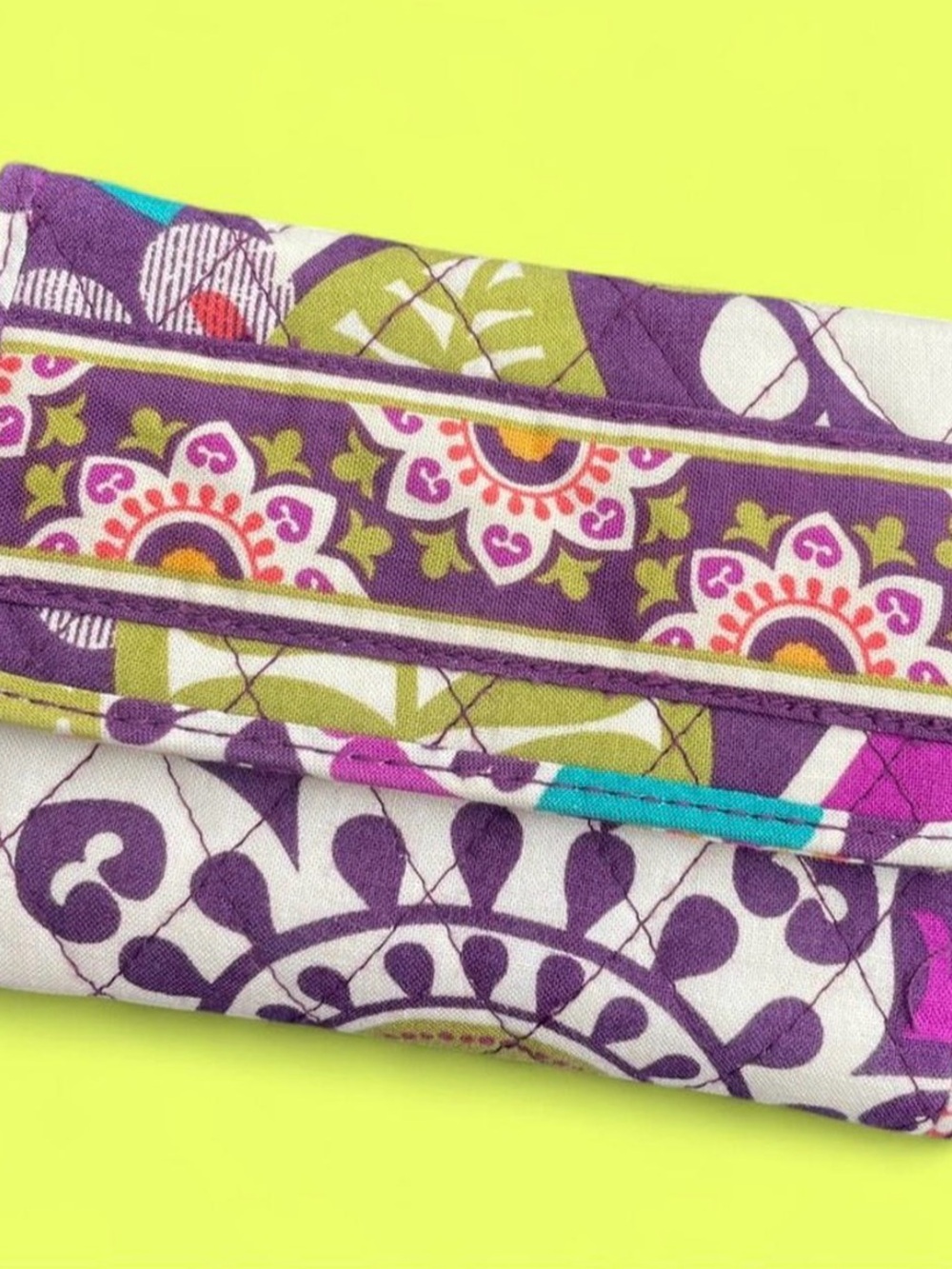 Vera Bradley plum crazy purple floral wallet #floral #paisley #boho